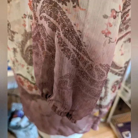 Sonoma Women's Boho Peasant Women's Top Size 1X - Picture 6 of 11